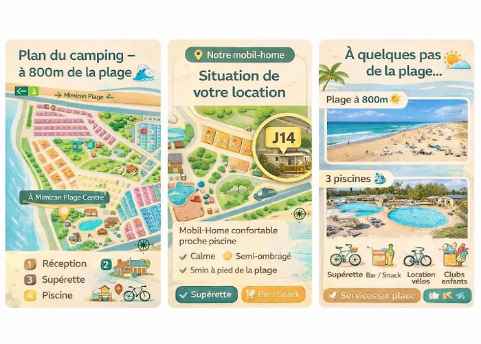Mobilhome La Pause Océane - La Hébergement de vacances *